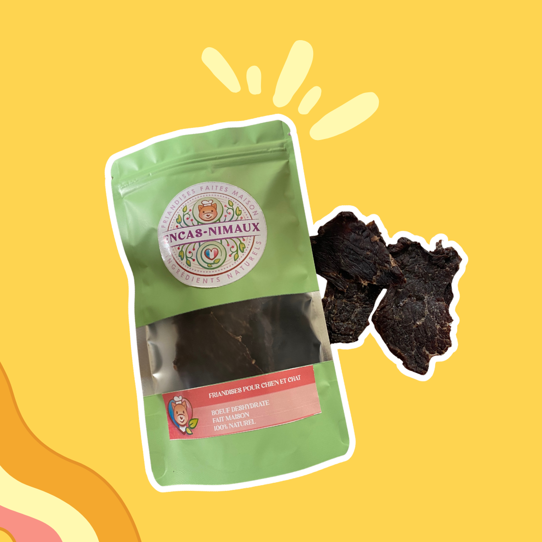 Lamelles de Bœuf - Friandises faîtes maison - ENCASNIMAUX