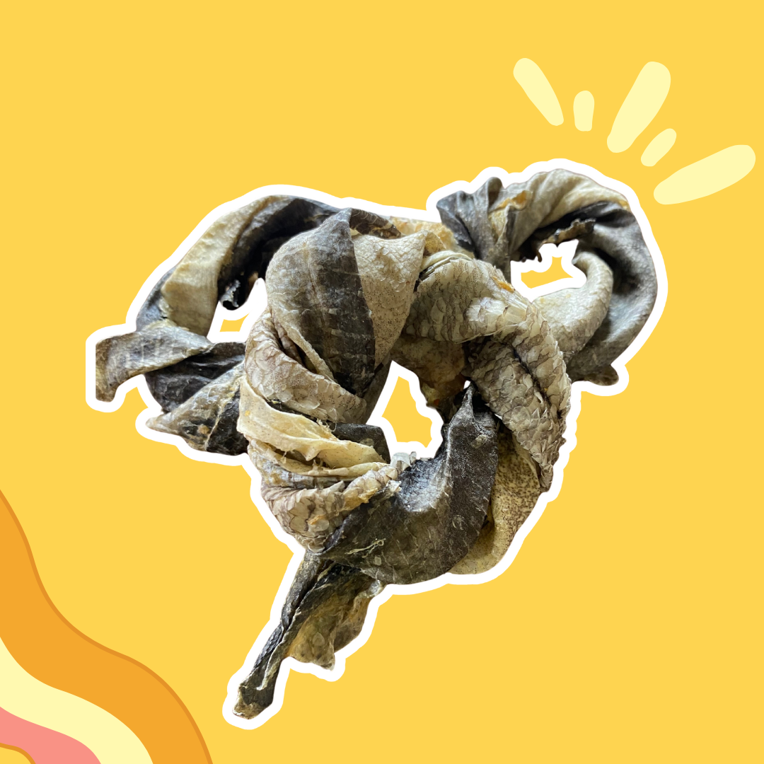 Donuts de peau de cabillaud