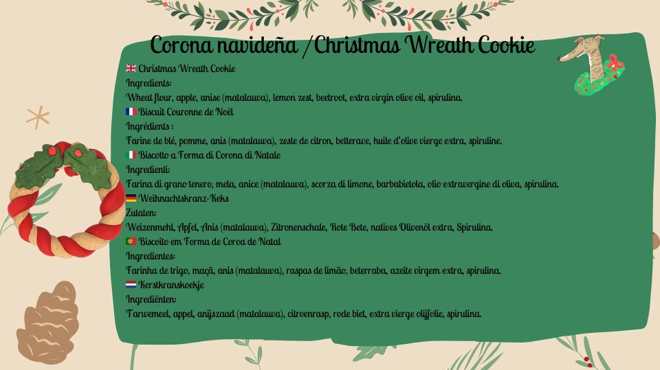 Biscuit Couronne de Noël