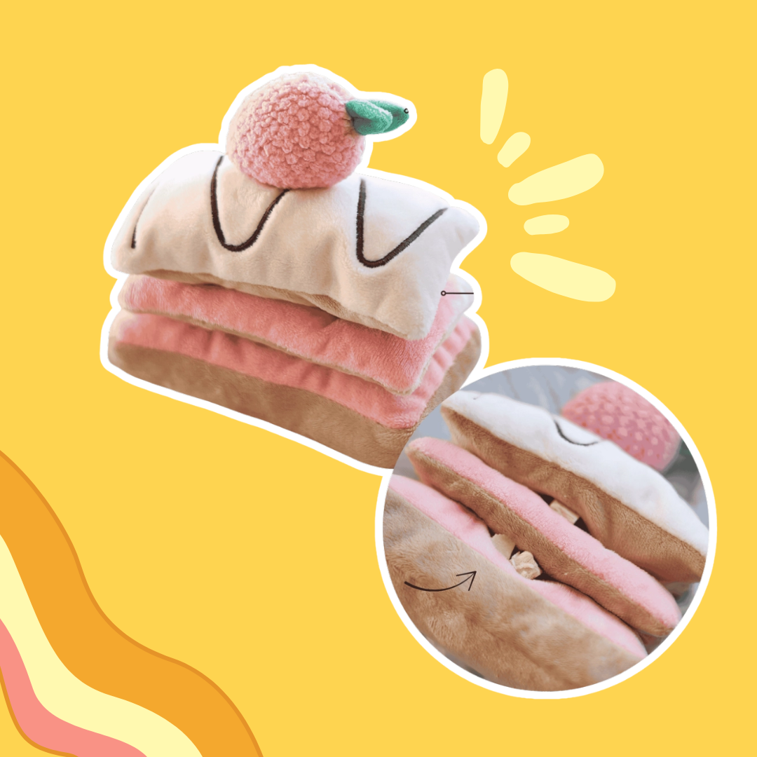 Jouet de fouille - Millefeuille à la Fraise - Pups & Bud